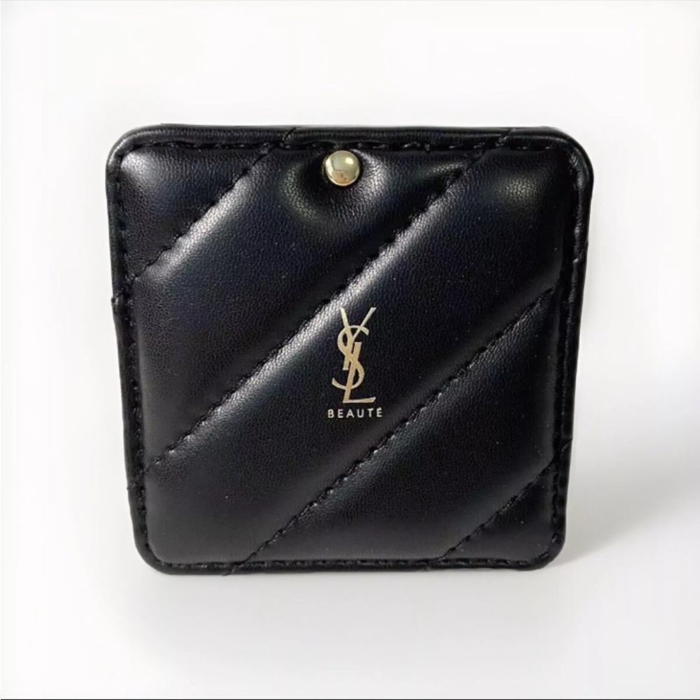 YVES SAINT LAURENT YSL Beaute Black Novelty Hand Mirror Sealed New - Picture 7 of 7